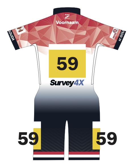 SC Gouda cycling team preparing for a KiKa fundraising ride
